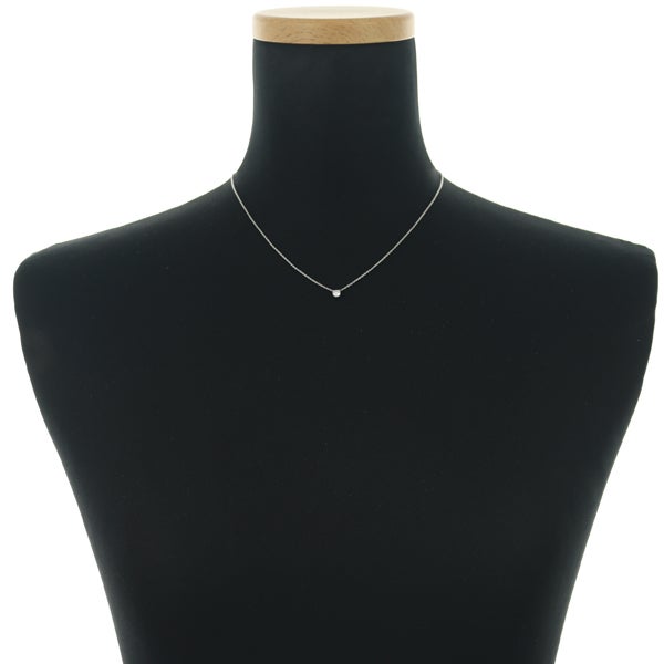 ヴァンドーム ネックレス  ダイヤ 0.18ct  一粒 Pt950/Pt850 