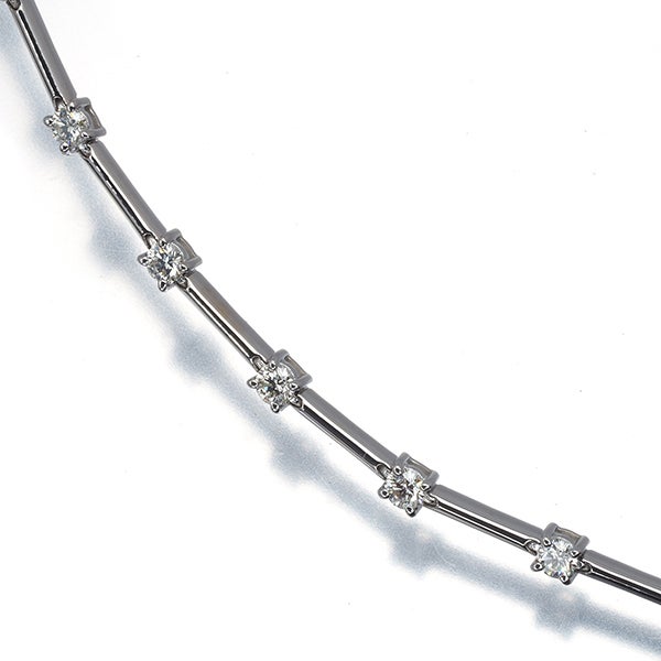 タサキ ブレスレット  ダイヤ 1.00ct  ステーション K18WG 