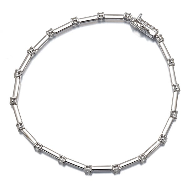 タサキ ブレスレット  ダイヤ 1.00ct  ステーション K18WG 