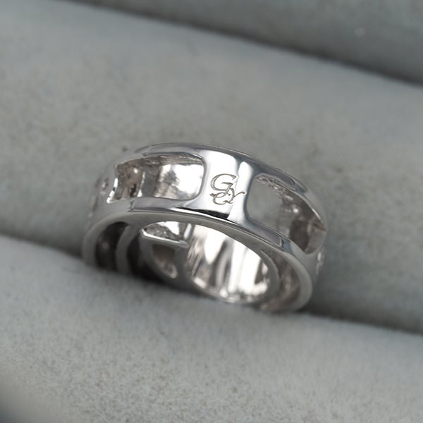 ゆきざき ペンダントトップ  ダイヤ 0.18ct ノンブル ナンバー NO. 9 K18WG 