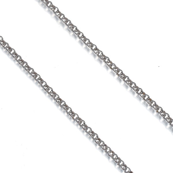 タサキ チェーンネックレス   エスカルゴ 41cm K18WG 