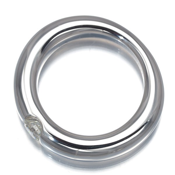 カルティエ リング  ダイヤ 0.25ct エリプス 49号 K18WG 