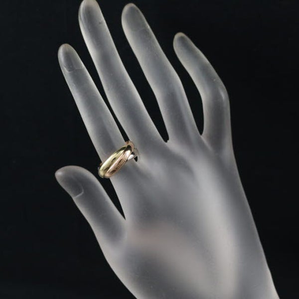 カルティエ リング   トリニティ スリーカラー クラシック 48号 K18YG/WG/PG 