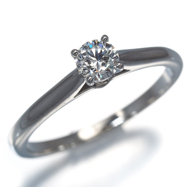 カルティエ リング  ダイヤ 0.26ct E VS1 3EX 1895 ソリテール 51号 Pt950 鑑定書