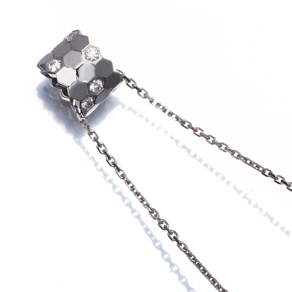 ショーメ ネックレス  ダイヤ ビードゥショーメ  K18WG 箱