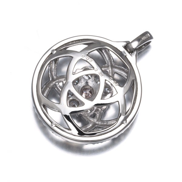  ダイヤ 0.03ct/0.20ct/0.28ct フラワー 透かし  ペンダントトップ Pt900 ソーティング
