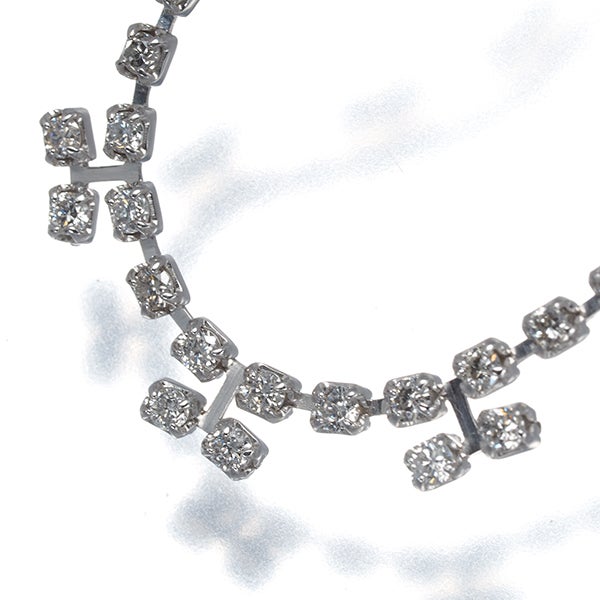  ダイヤ 1.50ct   ネックレス K18WG 