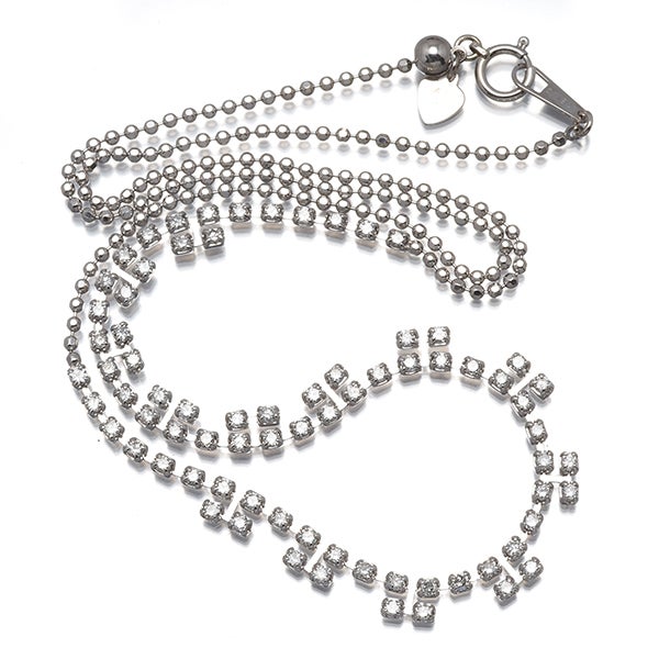  ダイヤ 1.50ct   ネックレス K18WG 