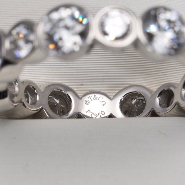 ティファニー リング  ダイヤ ジャズ フルエタニティ 10号 Pt950 
