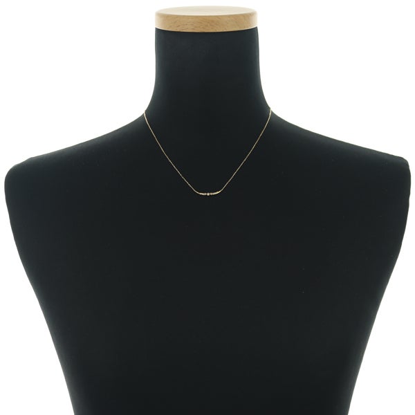 4℃ ネックレス  ダイヤ  ライン 2019年クリスマスコレクション K18YG 