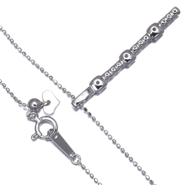  ダイヤ 0.50ct   ネックレス K18WG 