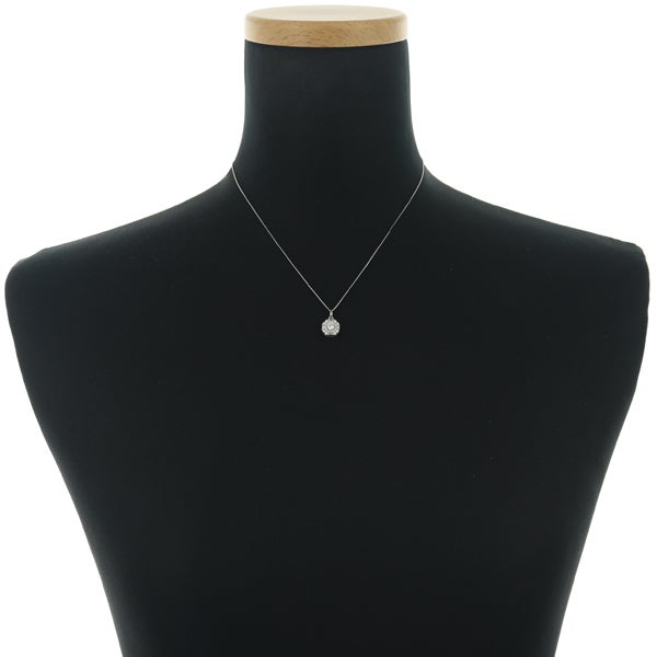  ダイヤ 0.24ct/0.24ct 2種カット  ネックレス Pt950/Pt850 