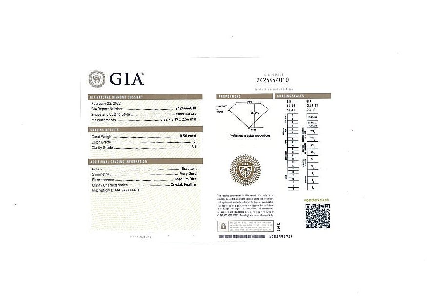 GSTV リング  ダイヤ 0.50ct D SI1/0.75ct  3種カット 13号 Pt950 鑑定書