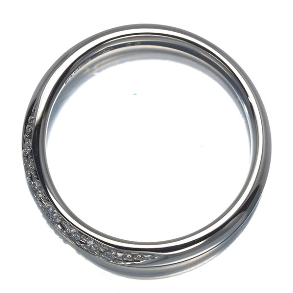 ロイヤルアッシャー リング  ダイヤ 0.05ct  6号 Pt950 