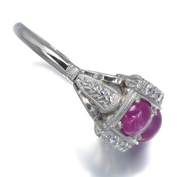  スターサファイア ダイヤ 0.45ct クラシック  リング Pm ソーティング