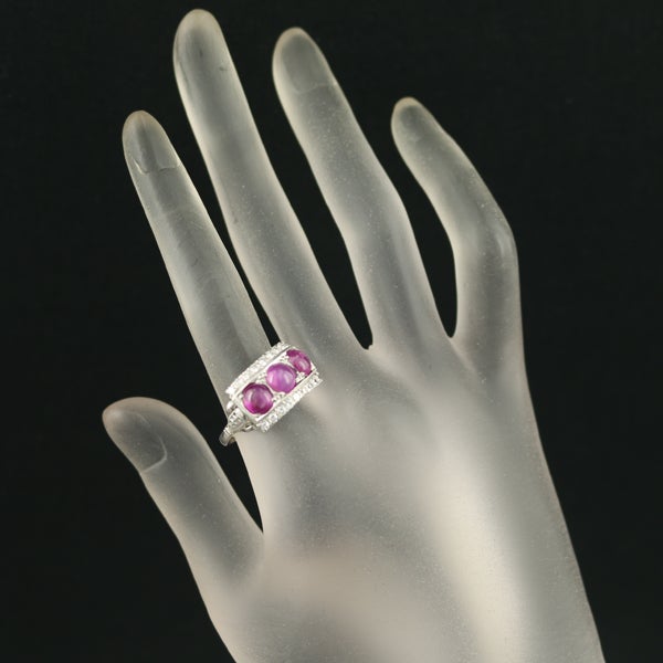  スターサファイア ダイヤ 0.45ct クラシック  リング Pm ソーティング