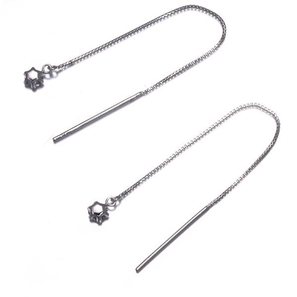  ダイヤ 0.10ct/0.10ct 一粒 アメリカン  ピアス K18WG 