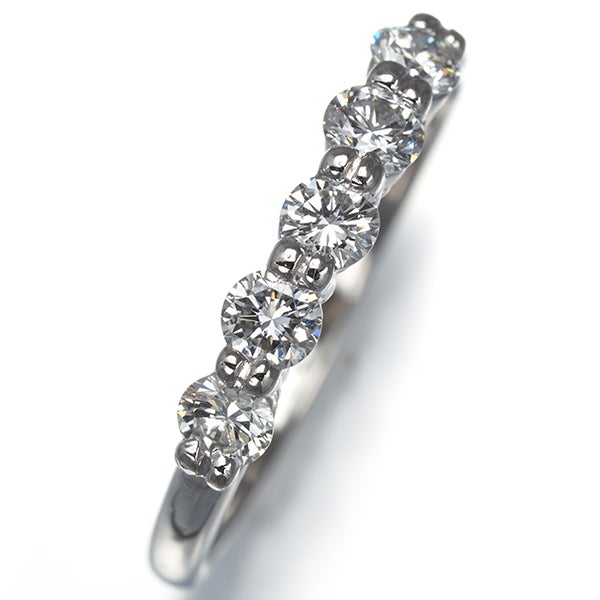 モニッケンダム リング  ダイヤ 0.503ct  5P 12号 Pt900 