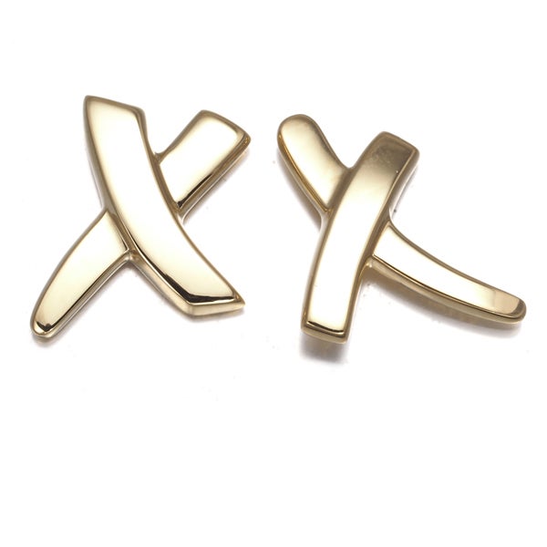 ティファニー ピアス   グラフィティX キス K18YG 