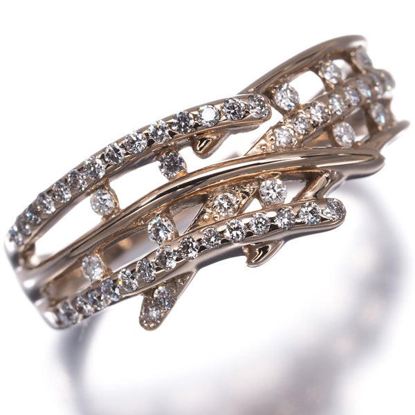  ダイヤ 0.30ct   リング K18PG 