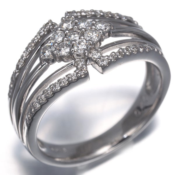  ダイヤ 0.40ct   リング K18WG 