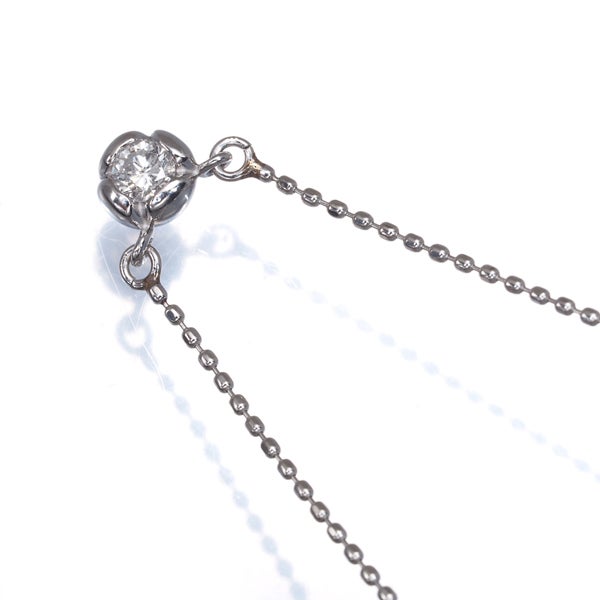  ダイヤ 0.10ct 一粒  ネックレス Pt900/Pt850 