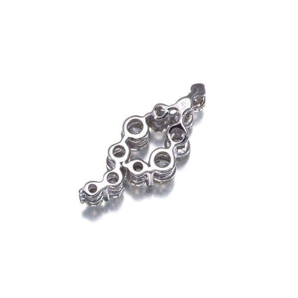 ライトブラウン ダイヤ 0.52ct   ペンダントトップ K18WG 