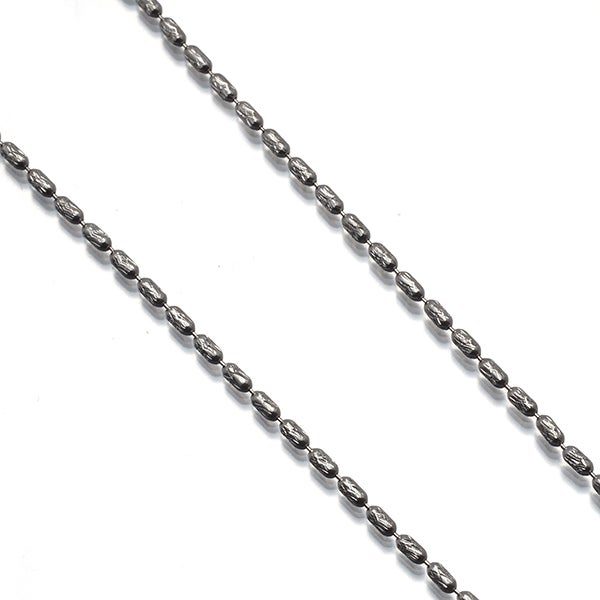 ローラーシリンダー チェーンネックレス 45cm K18WG