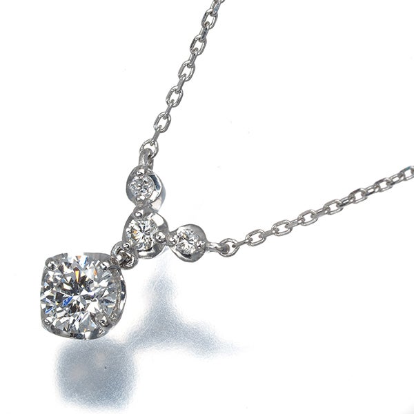 ヴァンドーム ネックレス  ダイヤ 0.31ct/0.04ct   Pt950/Pt850 箱