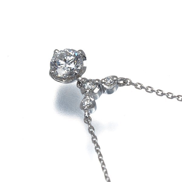 ヴァンドーム ネックレス  ダイヤ 0.31ct/0.04ct   Pt950/Pt850 箱