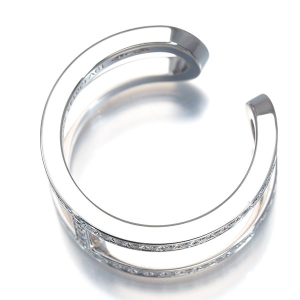 エルメス リング  ダイヤ 0.61ct エヴァーシェーヌダンクル MM 52号 K18WG 箱