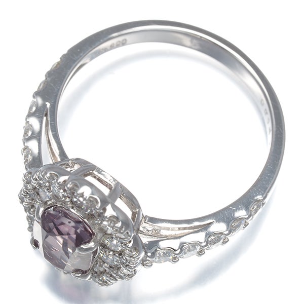  ズルタナイト 1.012ct  ダイヤ 0.80ct カラーチェンジ   リング Pt900 ソーティング