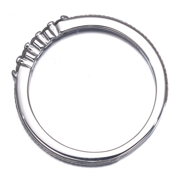 アガット リング  ダイヤ 0.05ct  5P 9号 K18WG 
