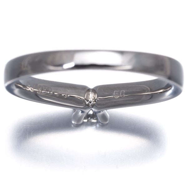 ジョージジェンセン リング  ダイヤ 0.2ct マジック ソリティア 50号 Pt950 保証書