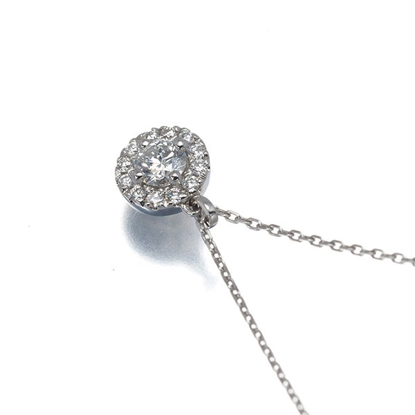 ディズニー ネックレス  ダイヤ 0.18ct/0.08ct  ミッキーマウス Pt950/Pt850 