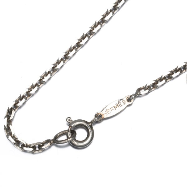 エルメス チェーンネックレス    49cm シルバー925 