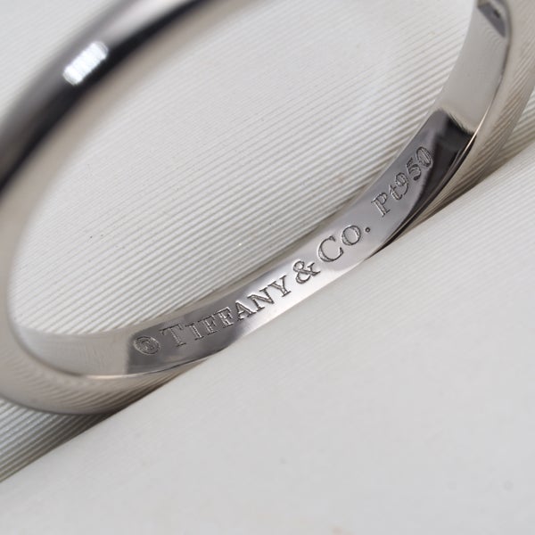 ティファニー リング  ダイヤ フォーエバー クラシックバンド ウェディング 2mm 3P 6号 Pt950 