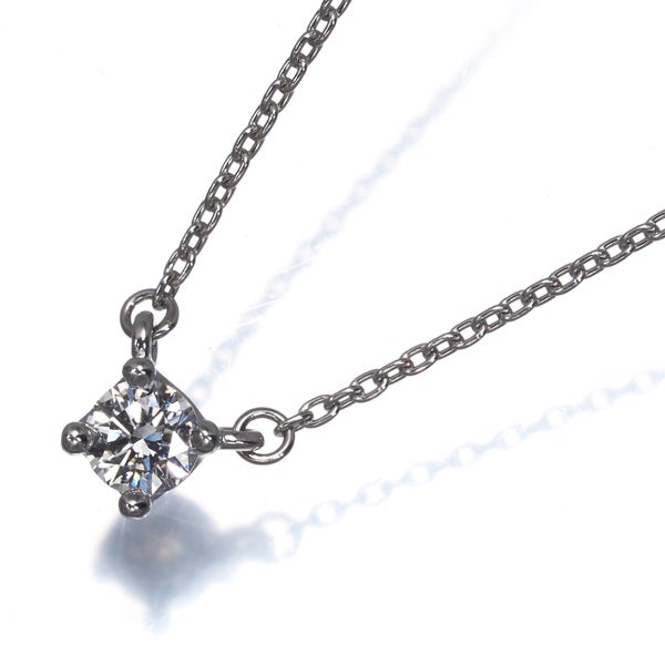 4℃ ネックレス  ダイヤ 0.273ct  一粒 Pt850 