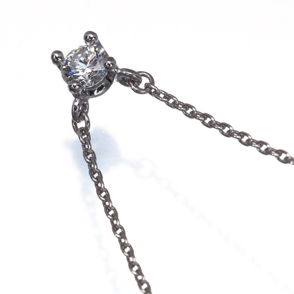4℃ ネックレス  ダイヤ 0.273ct  一粒 Pt850 