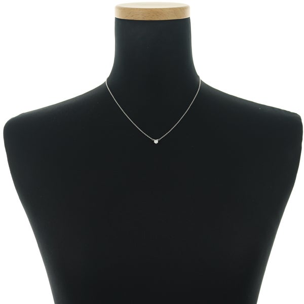 4℃ ネックレス  ダイヤ 0.273ct  一粒 Pt850 