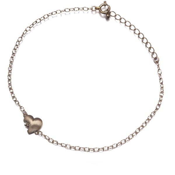 カシケイ ブレスレット  ダイヤ 0.02ct  ハート K18BG 