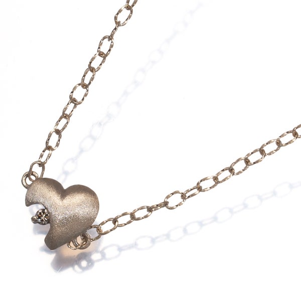 カシケイ ブレスレット  ダイヤ 0.02ct  ハート K18BG 