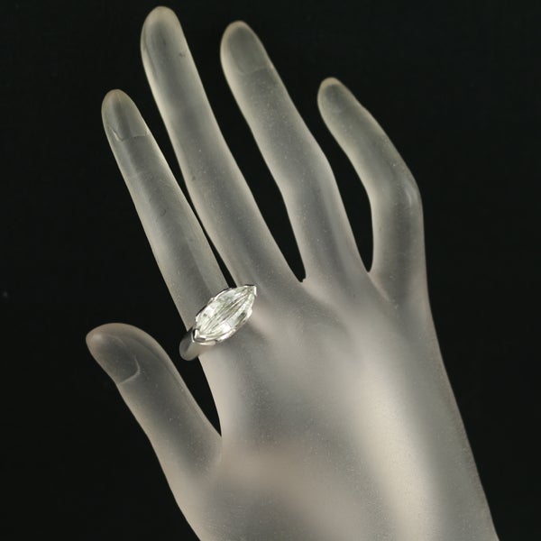  ルチルクォーツ 3.06ct  ダイヤ 0.09ct   リング Pt900 