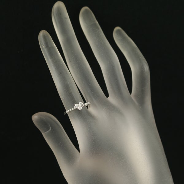  ダイヤ 0.25ct ハート  リング Pt900 