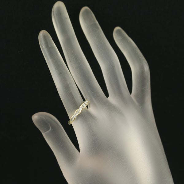  ダイヤ 0.43ct 2種カット  リング K18YG 