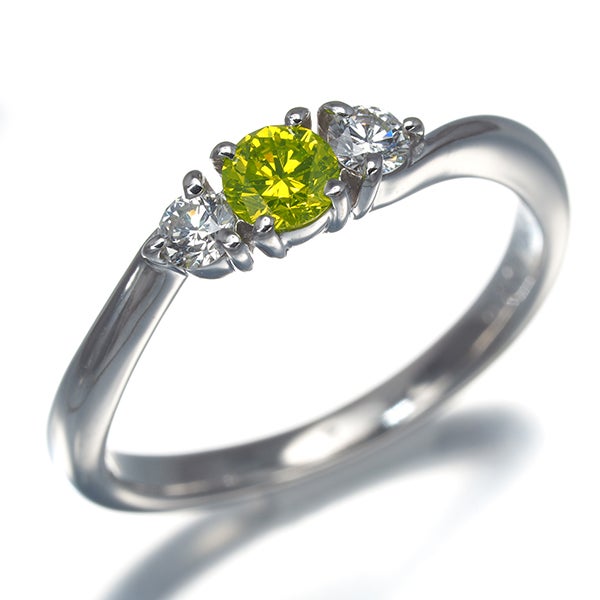 ダイヤ 0.201ct/0.05ct   リング K18WG 