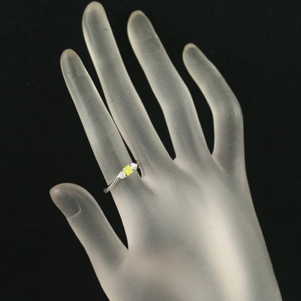  ダイヤ 0.201ct/0.05ct   リング K18WG 