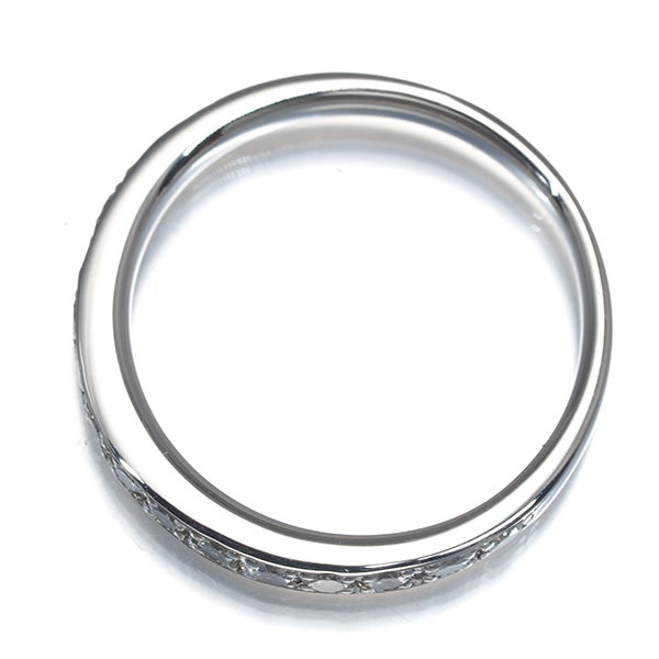 ヴァンドーム リング  ダイヤ 0.38ct  ハーフエタニティ 10号 Pt950 