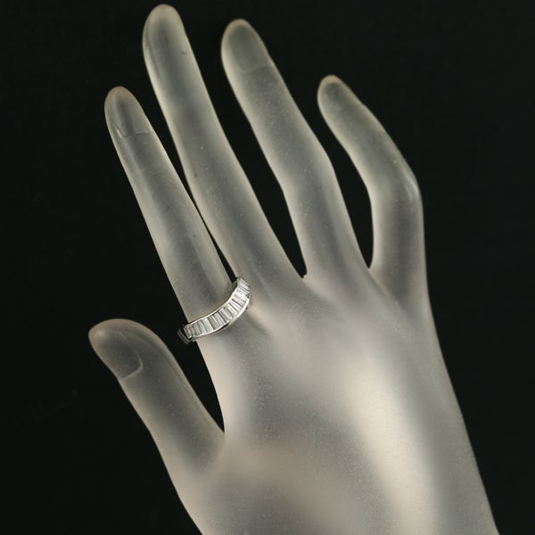  ダイヤ 1.04ct テーパーカット  リング Pt900 