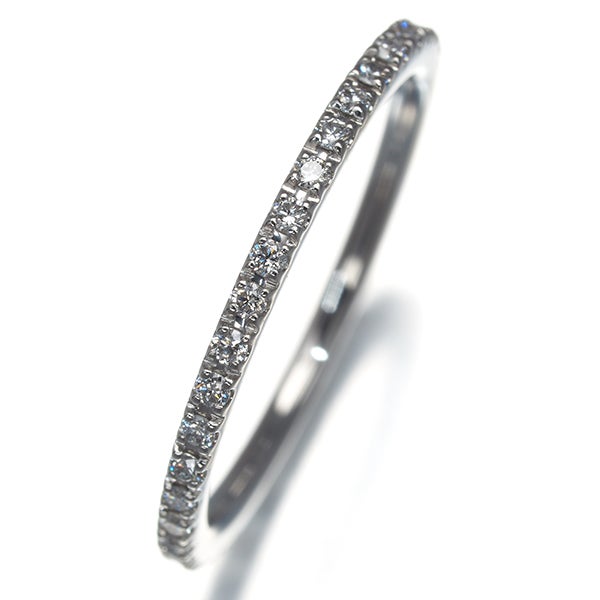 スタージュエリー リング  ダイヤ 0.26ct  フルエタニティ 9号 Pt950 